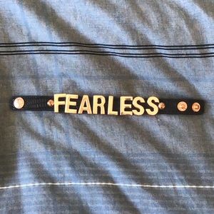 BCBG “Fearless” Bracelet rose gold/black